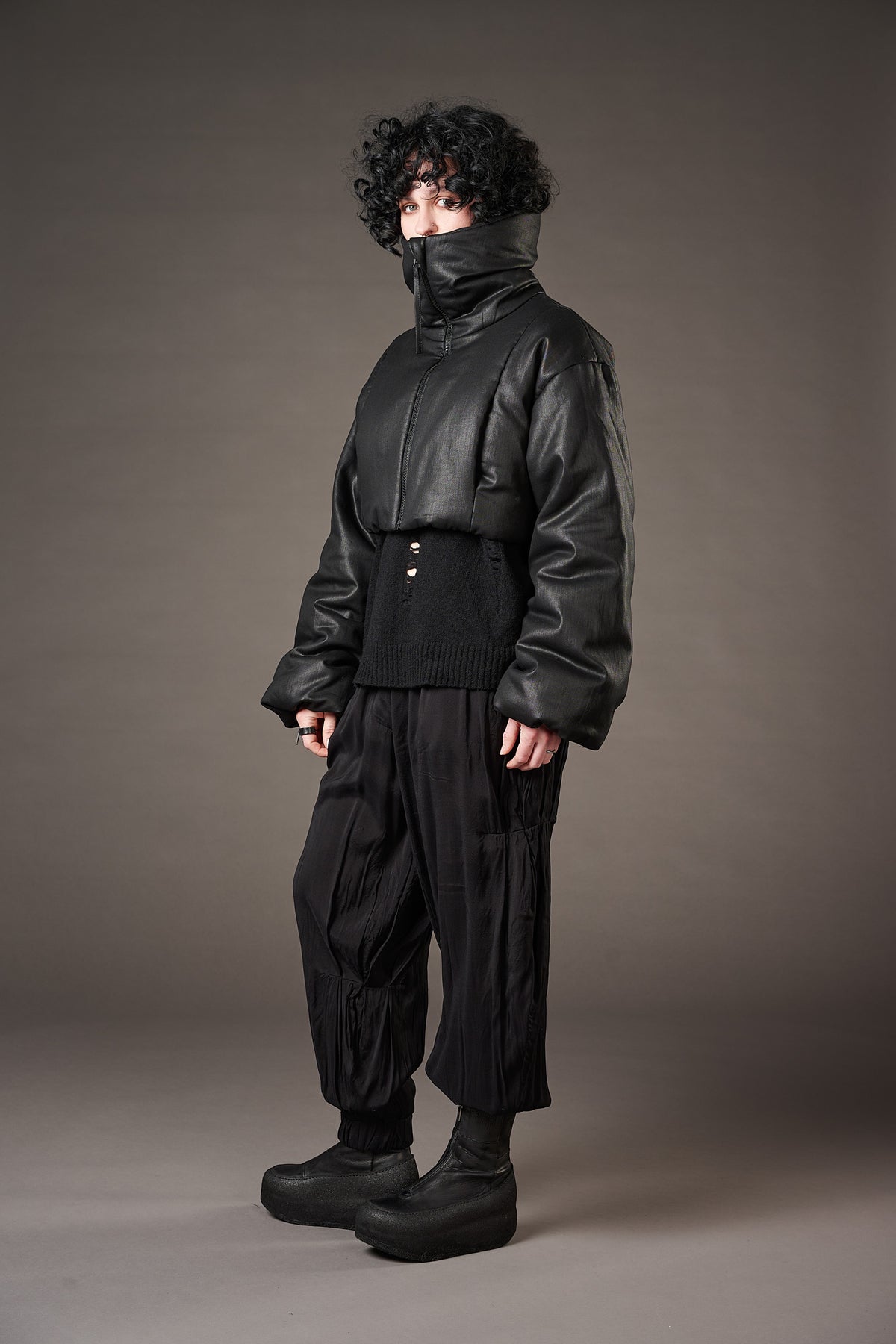 Ander - crop padded jacket