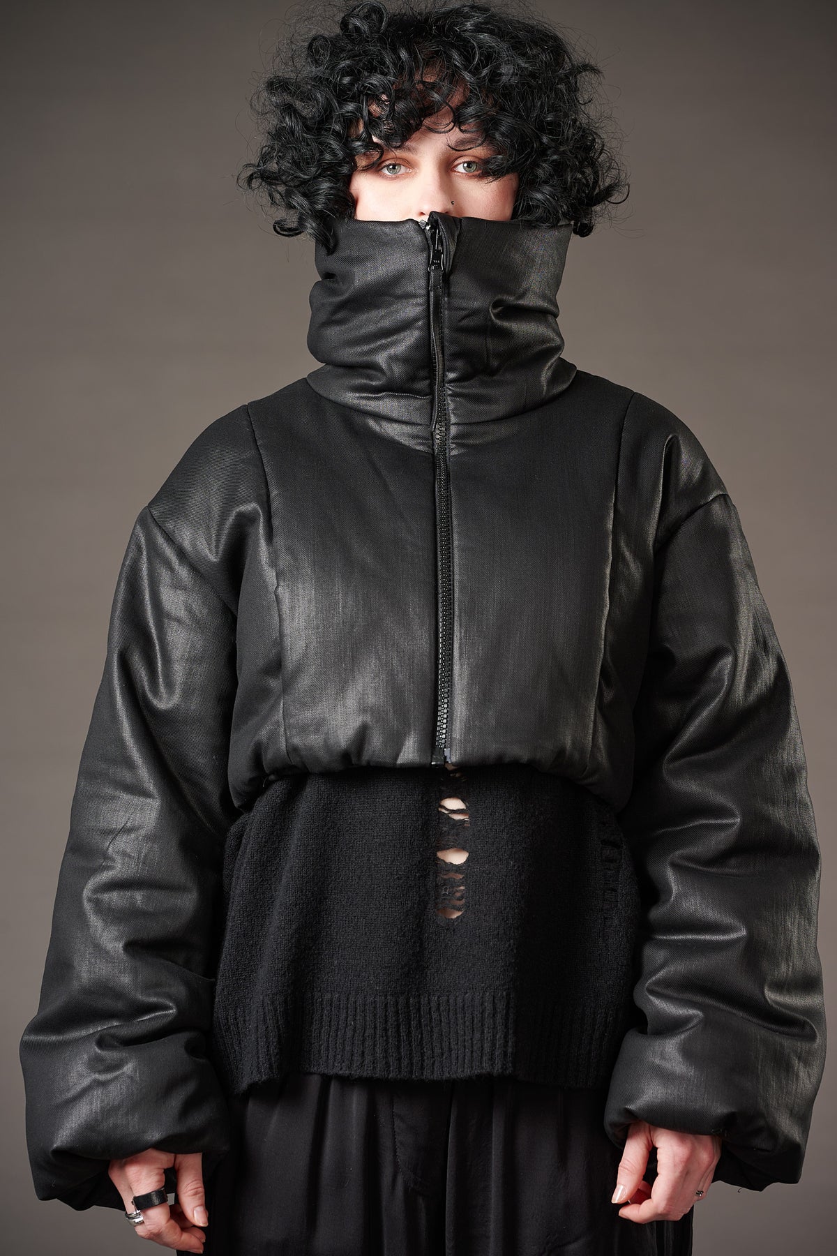 Ander - crop padded jacket